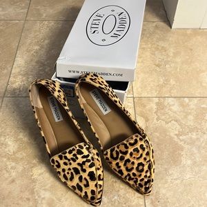 Steve Madden barely worn leopard shoes